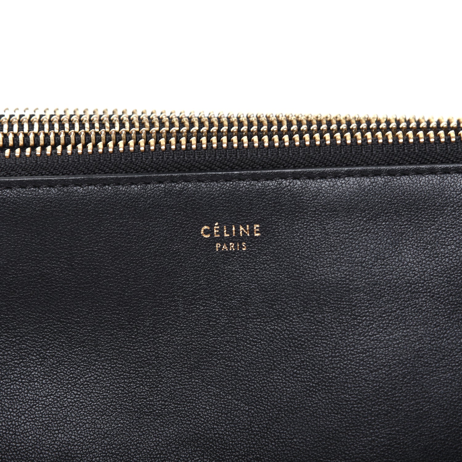 Celine Lambskin Small Trio Crossbody Bag Black 12 of 19