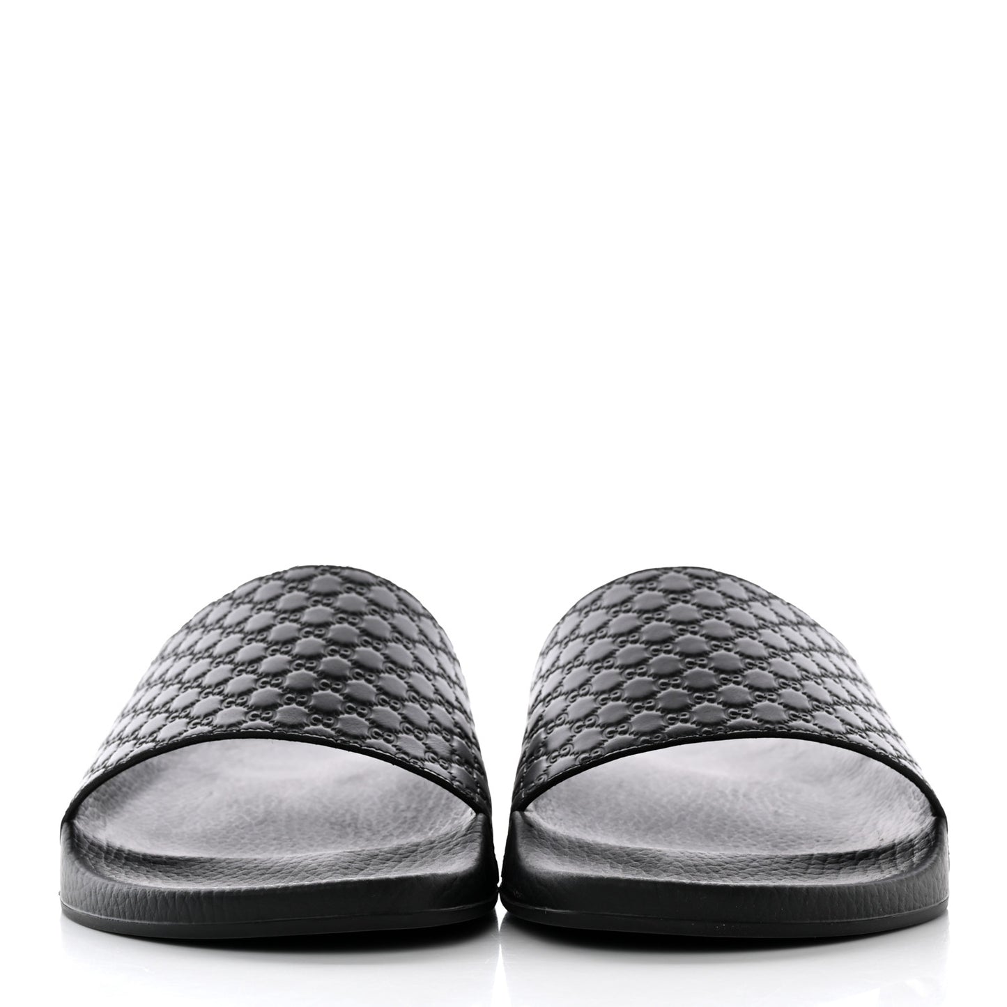 Microguccissima Mens Slide Sandals 12 Black