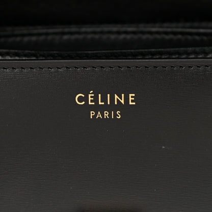 Celine Box Calfskin Small Classic Box Flap Bag Black 6 of 13
