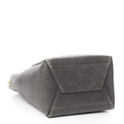 Celine Smooth Calfskin Sangle Bucket Bag Grey 4 of 12