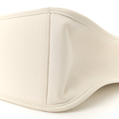 Prada Vitello Daino Soft Hobo Messenger Bag White 9 of 11