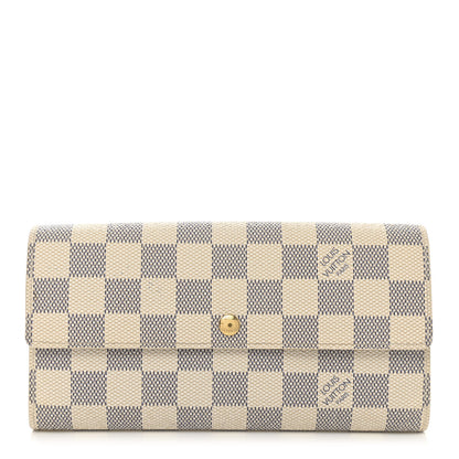 Louis Vuitton Damier Azur Sarah Wallet 1 of 10