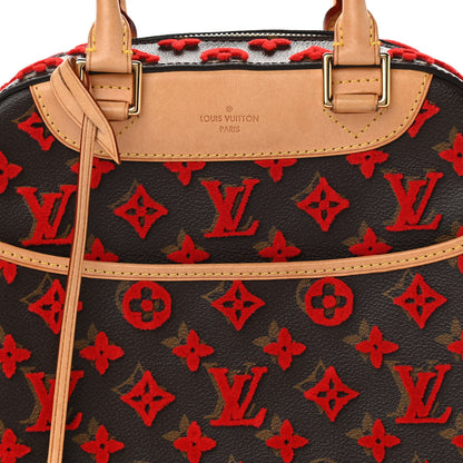 Louis Vuitton Monogram Tuffetage Deauville Cube Red 9 of 16