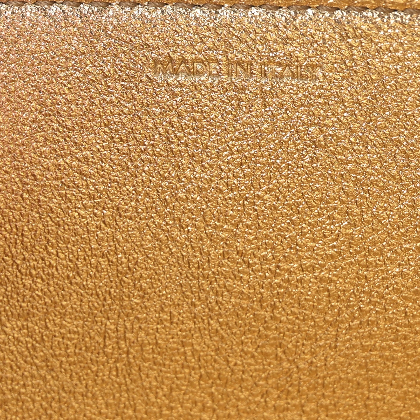 Laminated Clutch Gold