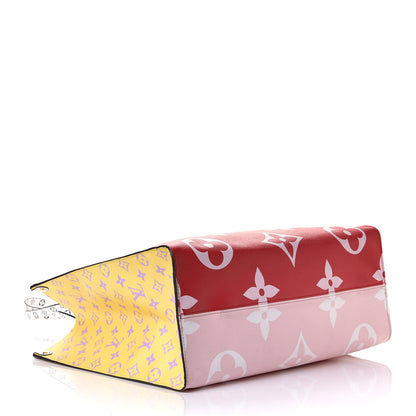 Louis Vuitton Monogram Giant Onthego GM Rouge Rose 3 of 7