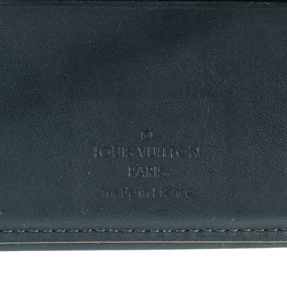 Louis Vuitton Damier Ebene Calfskin Multiple Wallet Blue 6 of 7