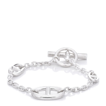Hermes Sterling Silver Farandole Bracelet LG 1 of 5