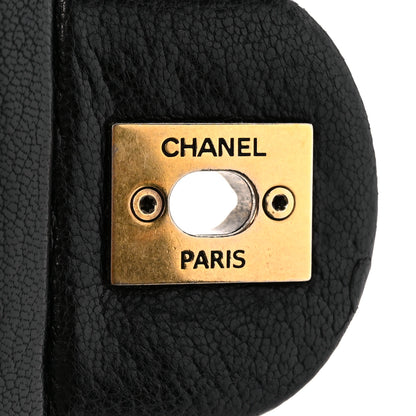 Chanel Patent Goatskin Quilted Small CC Eyelet Flap Black 7 of 12