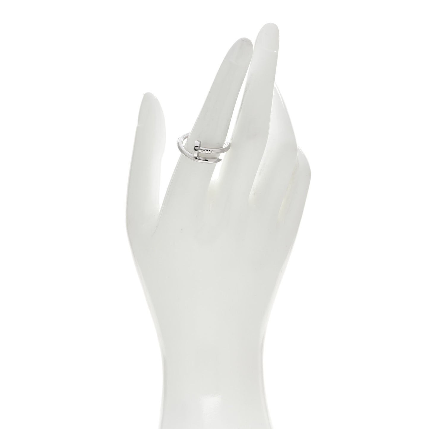18K White Gold Juste Un Clou Ring 57 8