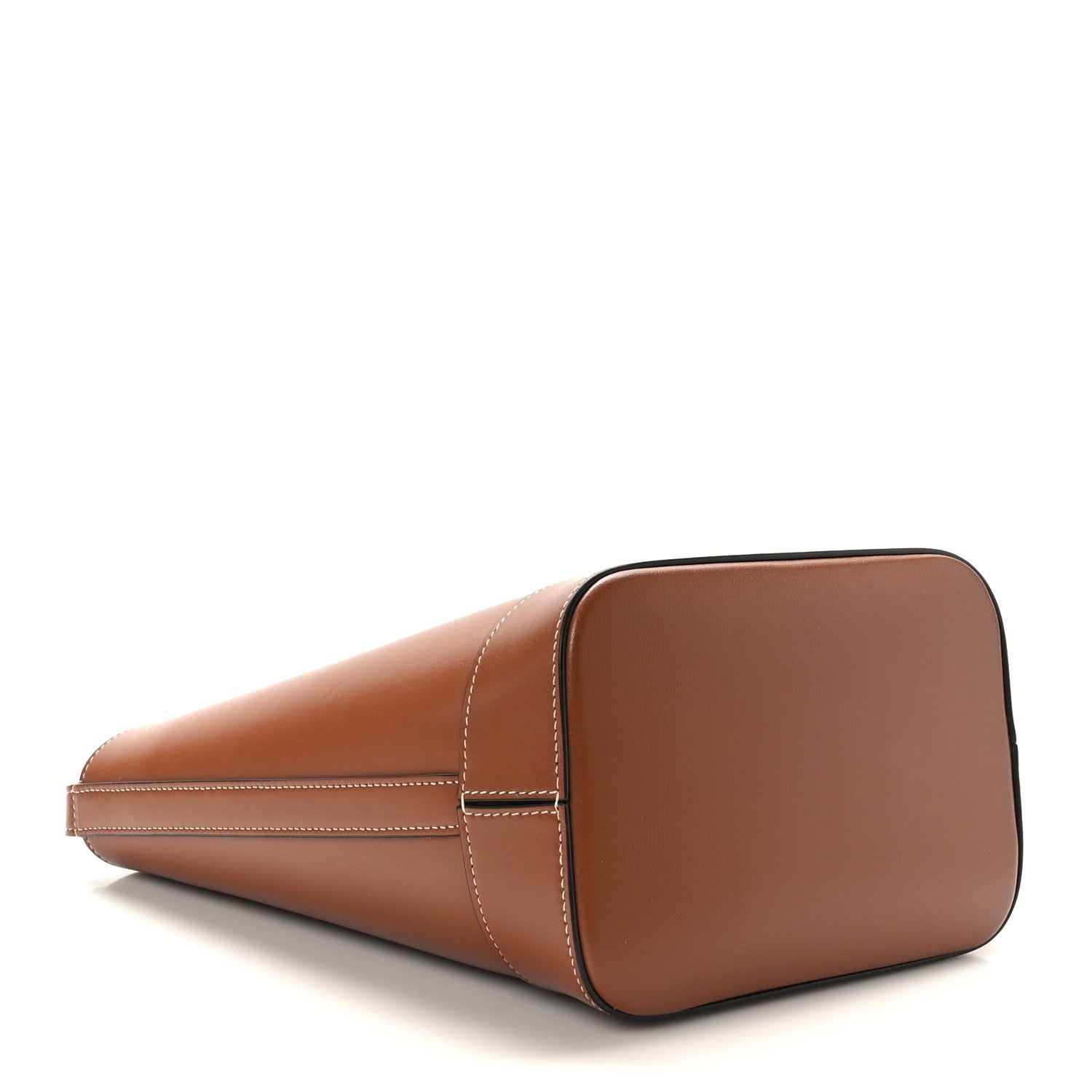 Celine Smooth Calfskin Small Cuir Triomphe Bucket Bag Tan 4 of 9
