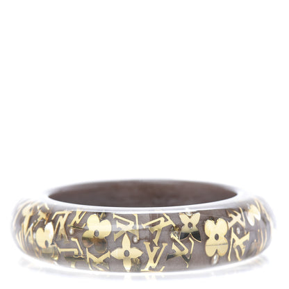 Louis Vuitton Resin Swarovski Medium Inclusion Bracelet GM Praline 1 of 4