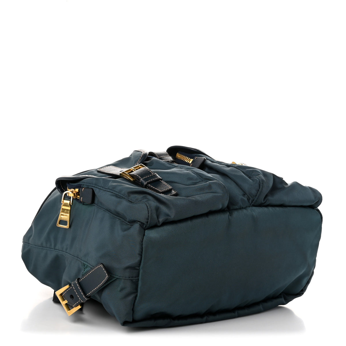 Tessuto Nylon Saffiano Vela Backpack Denim