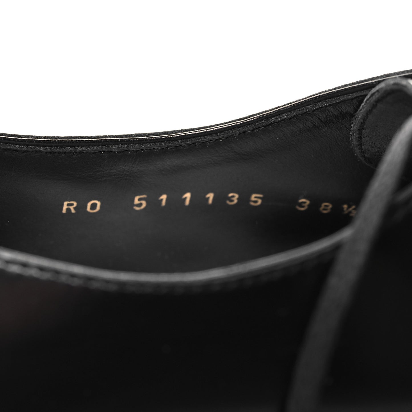 Patent Calfskin Montaigne 25 Uniform 38.5 Black