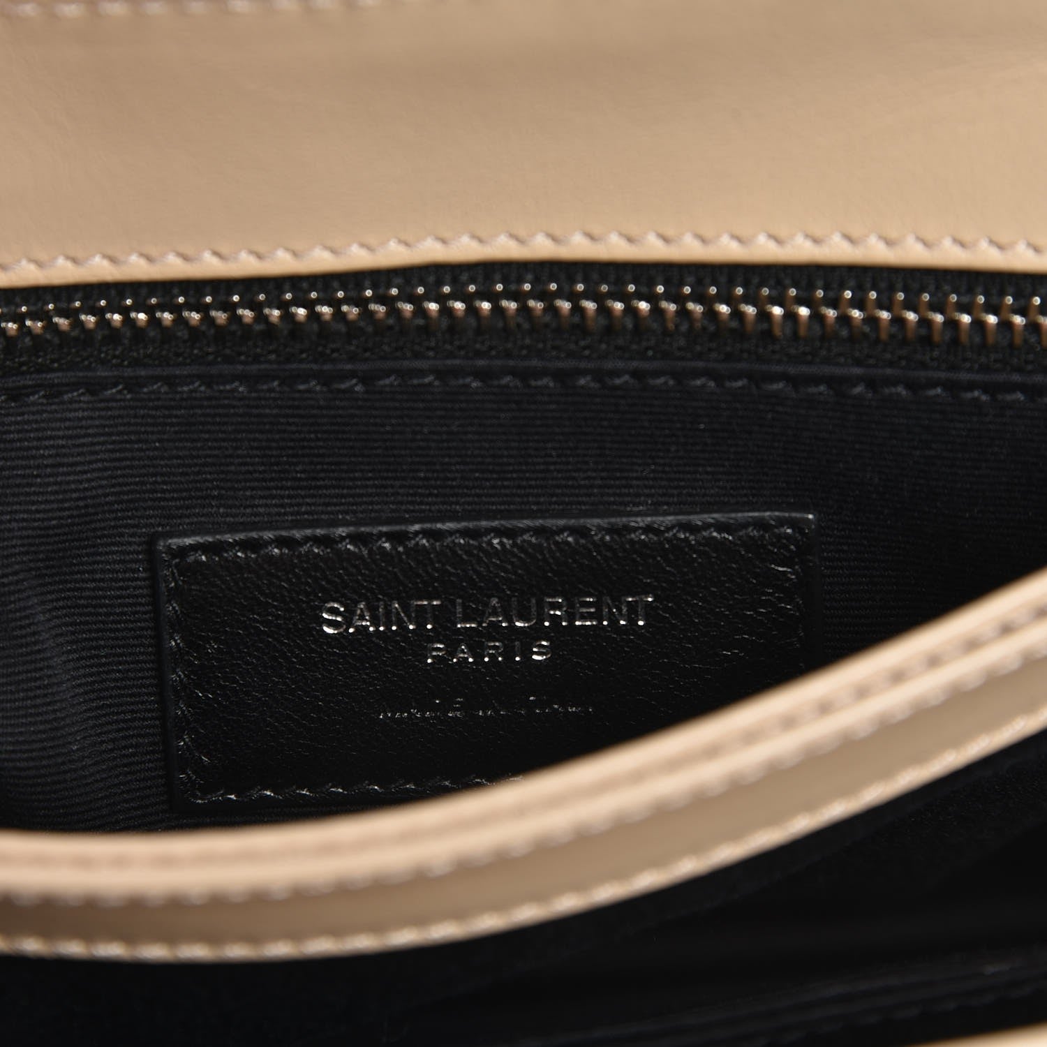 Saint Laurent Calfskin Y Quilted Monogram Toy Loulou Crossbody Bag Nude Powder 6 of 8