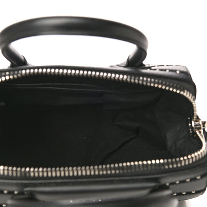Givenchy Calfskin Suede Small Studded Chevron Antigona Black 5 of 15