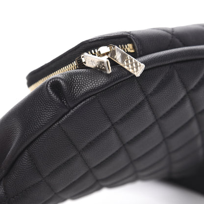 Chanel Caviar Quilted Business Affinity Waist Belt Bag Black 8 of 11