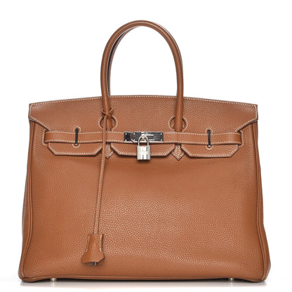Hermes Togo Birkin 35 Gold 1 of 35