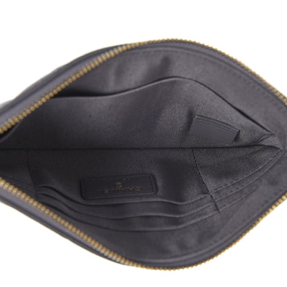Chanel Caviar Quilted French New Wave Small CC Pouch Grey 5 of 8