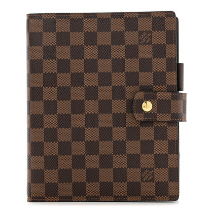 Louis Vuitton Damier Ebene Large Ring Agenda Cover 1 of 9