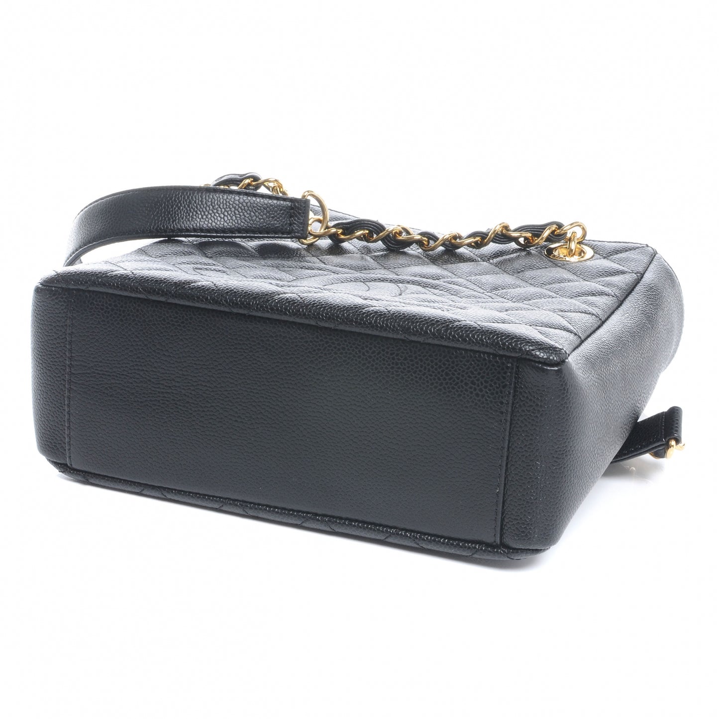 Caviar Petit Shopping Tote PST Black