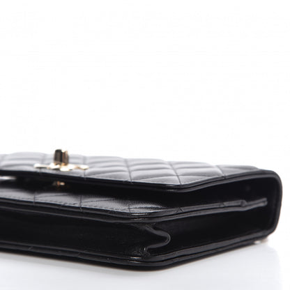 Chanel Lambskin Quilted Trendy CC Wallet On Chain WOC Black 7 of 11