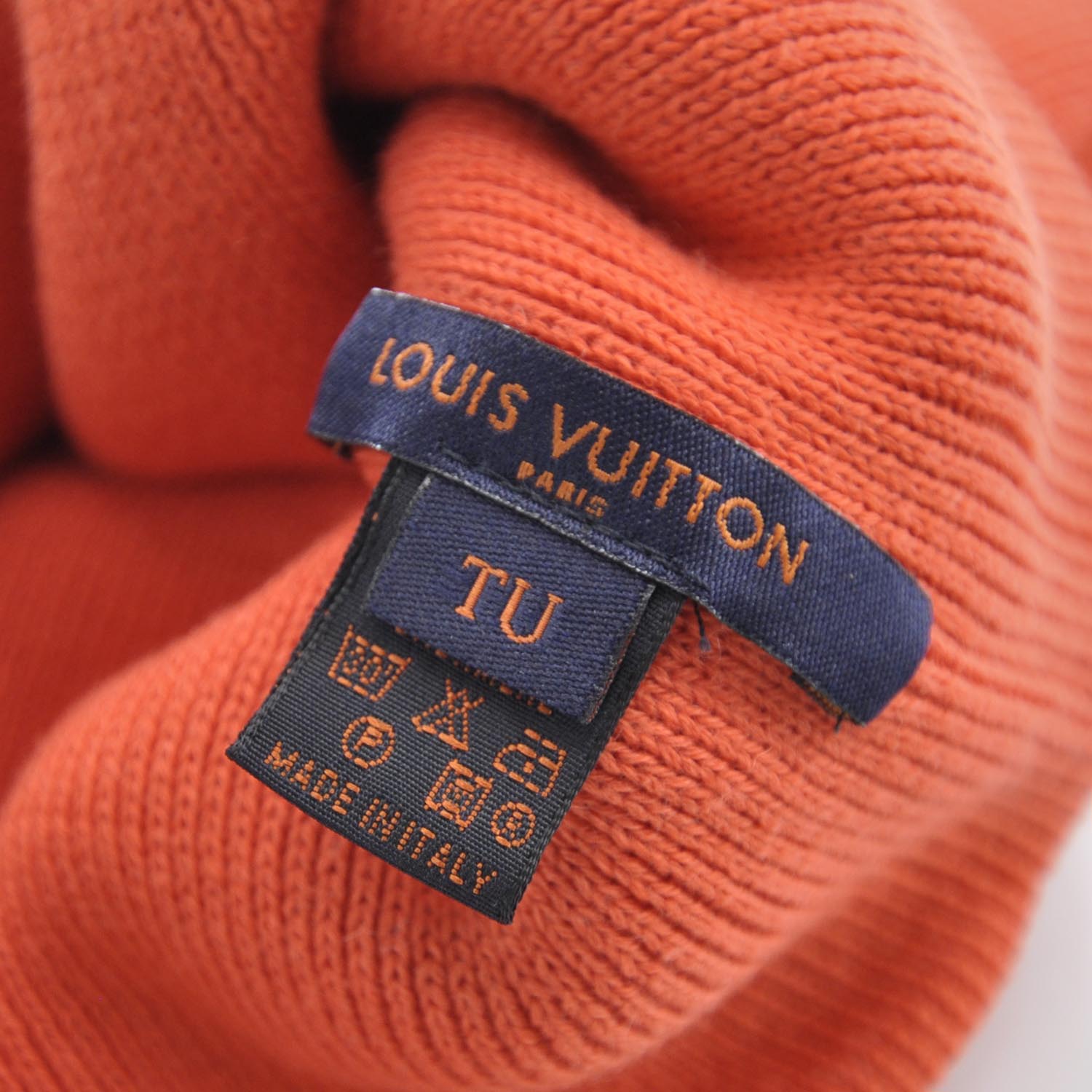 Louis Vuitton Cotton Cashmere Cup Beanie Hat Orange 3 of 4