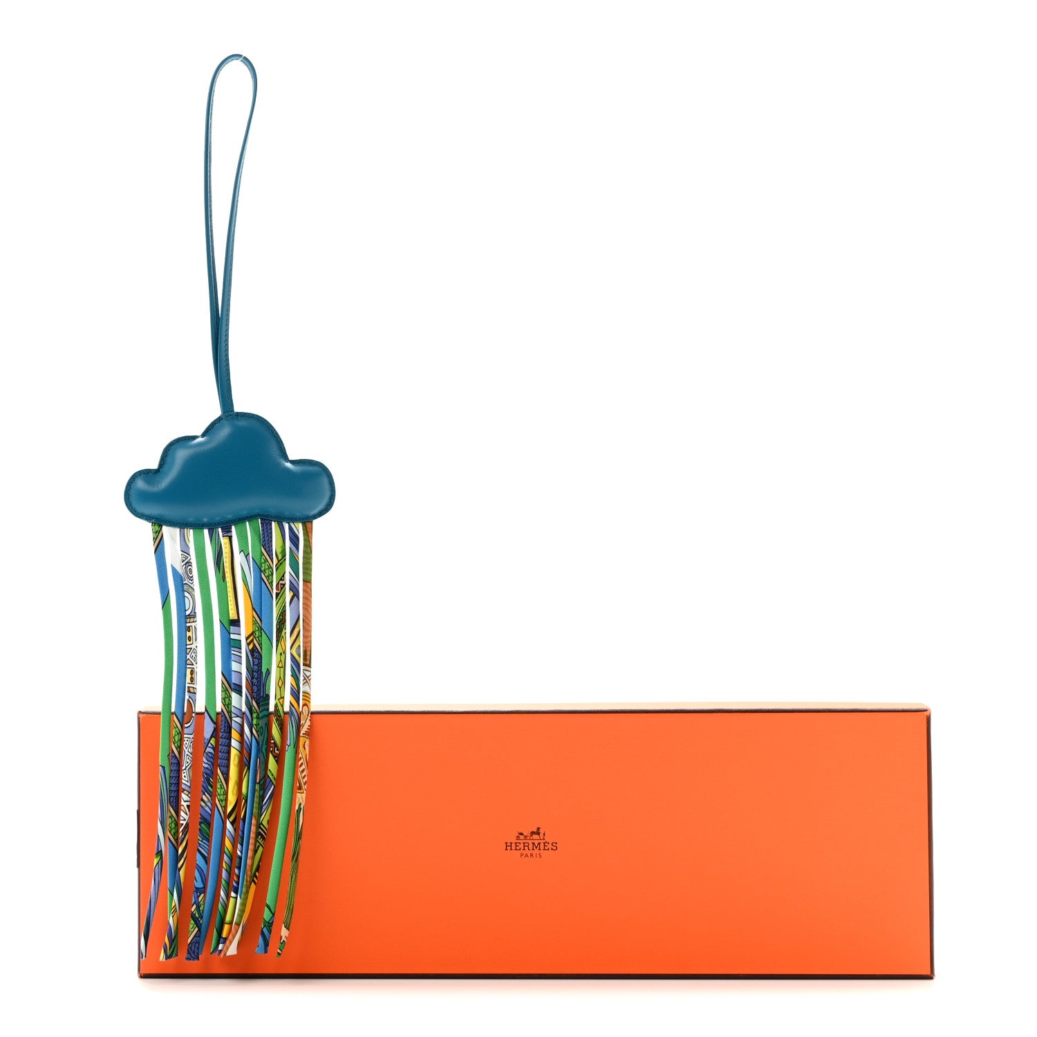 Hermes Swift Silk Cord Petit H Cloud Bag Charm 4 of 4