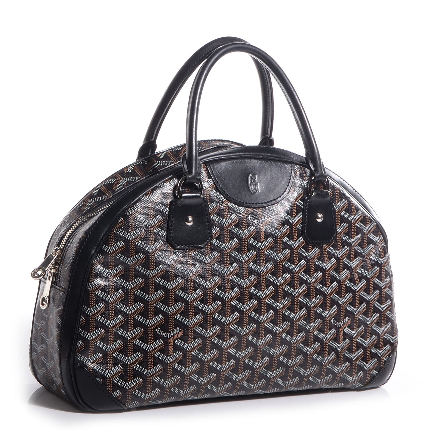 Goyardine Saint Jeanne MM Bowler Black