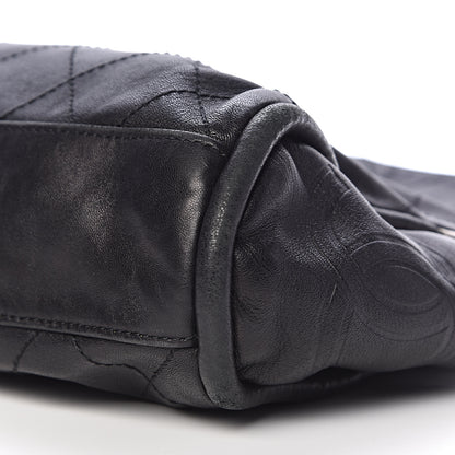 Chanel Lambskin Stitched Medium Ultimate Soft Tote Black 10 of 10