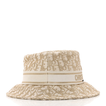 Christian Dior Oblique Bucket Hat 56 Beige 5 of 9