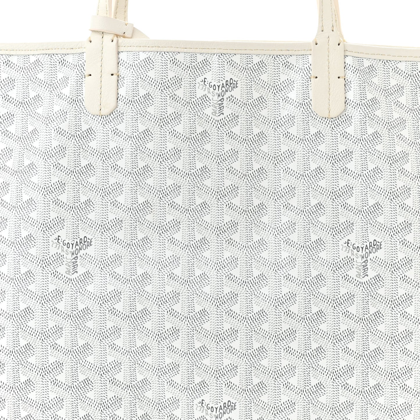 Goyardine Reversible Anjou PM White