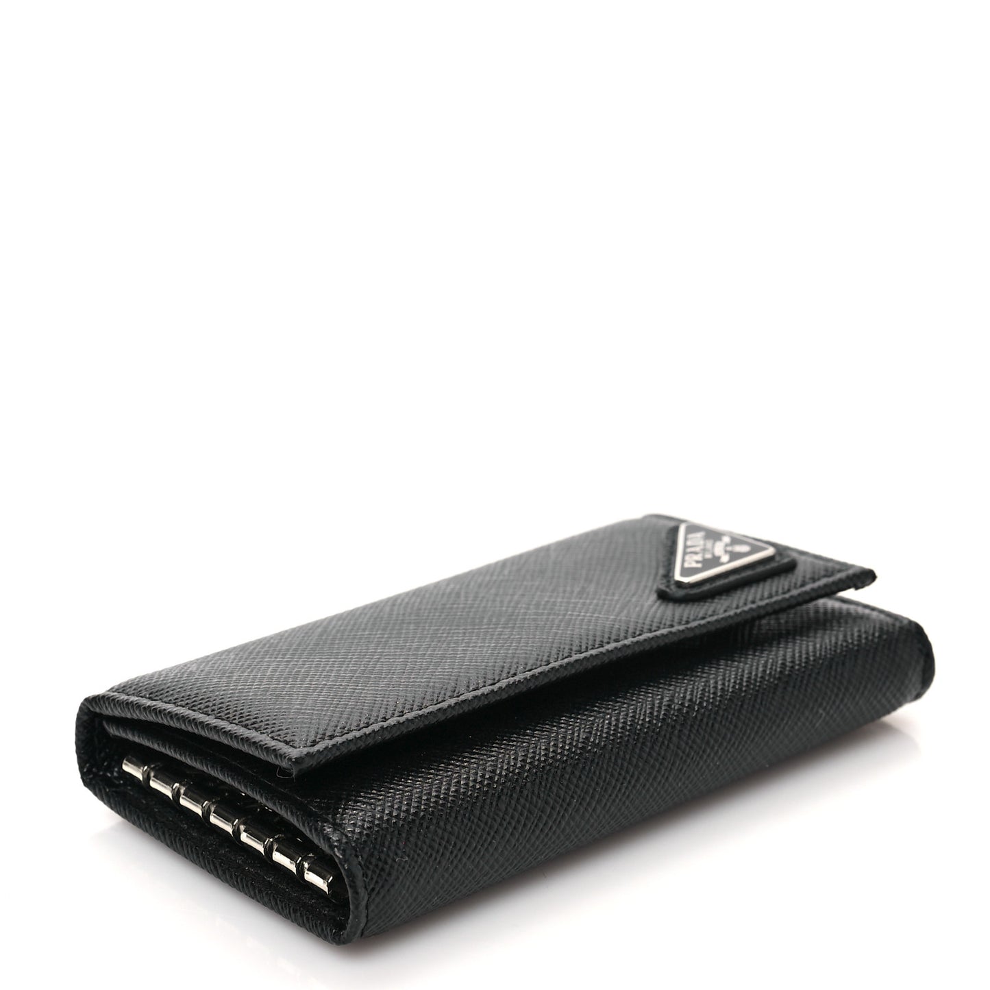 Saffiano 6 Key Holder Nero Black