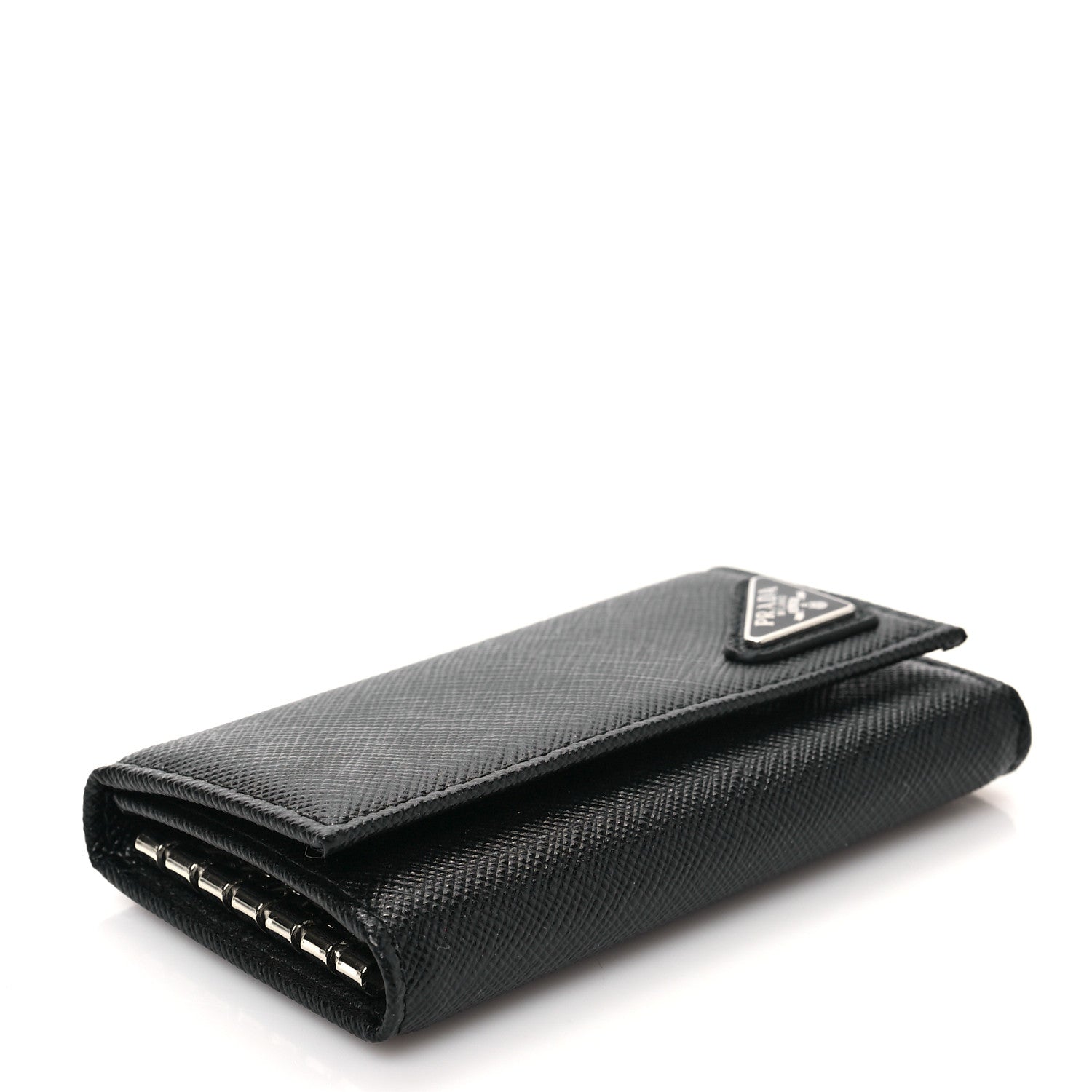 Prada Saffiano 6 Key Holder Nero Black 4 of 6
