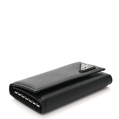 Prada Saffiano 6 Key Holder Nero Black 4 of 6