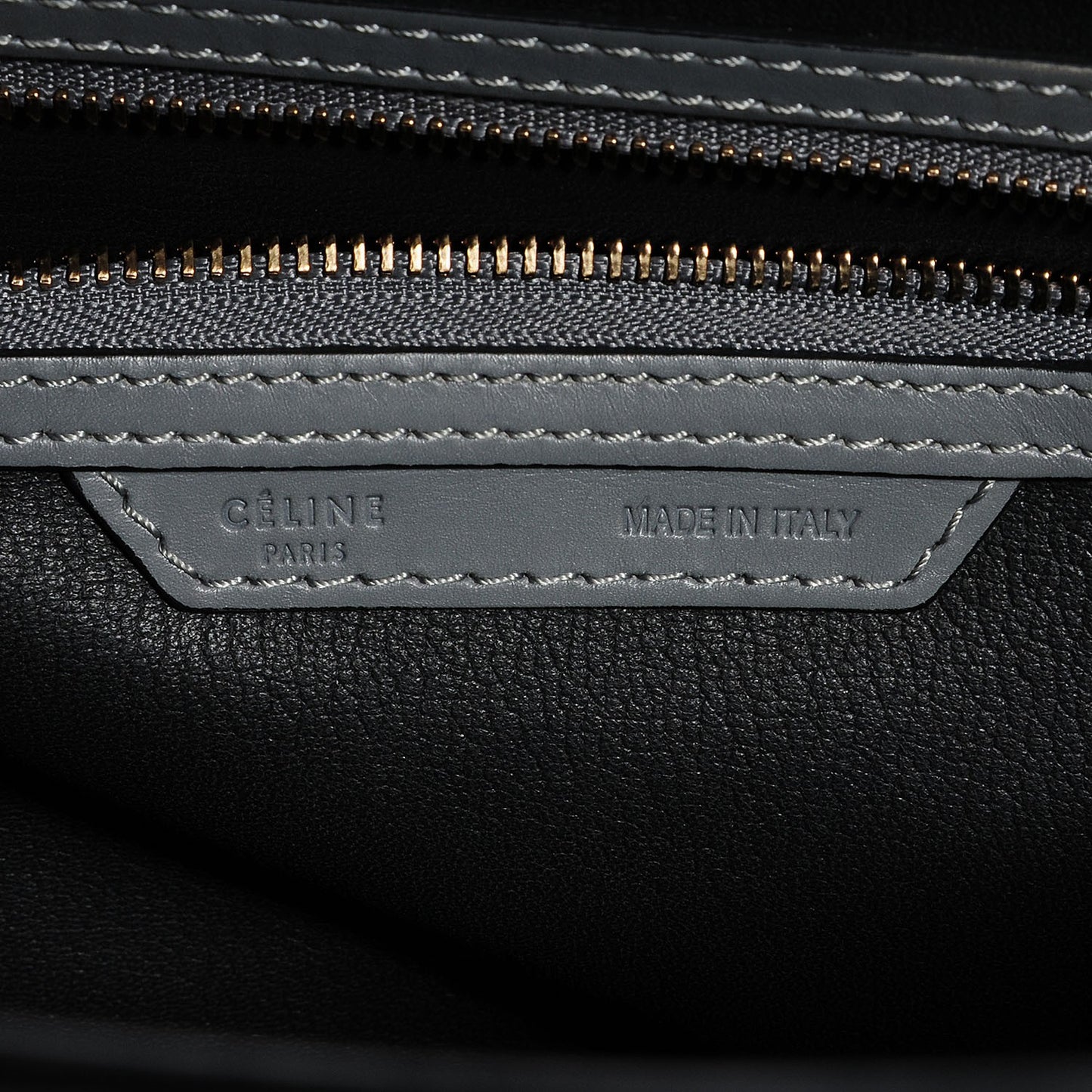 Palmelato Calfskin Mini Luggage Grey