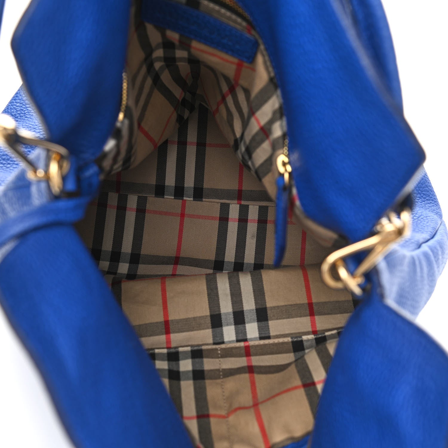 Burberry Grainy Calfskin Cale Hobo Brilliant Blue 5 of 12