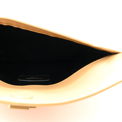 Saint Laurent Micro Raffia Uptown Pouch Natural Hay Blush 5 of 8