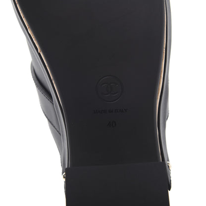 Chanel Calfskin CC Turn Lock Clogs 40 Black 7 of 7