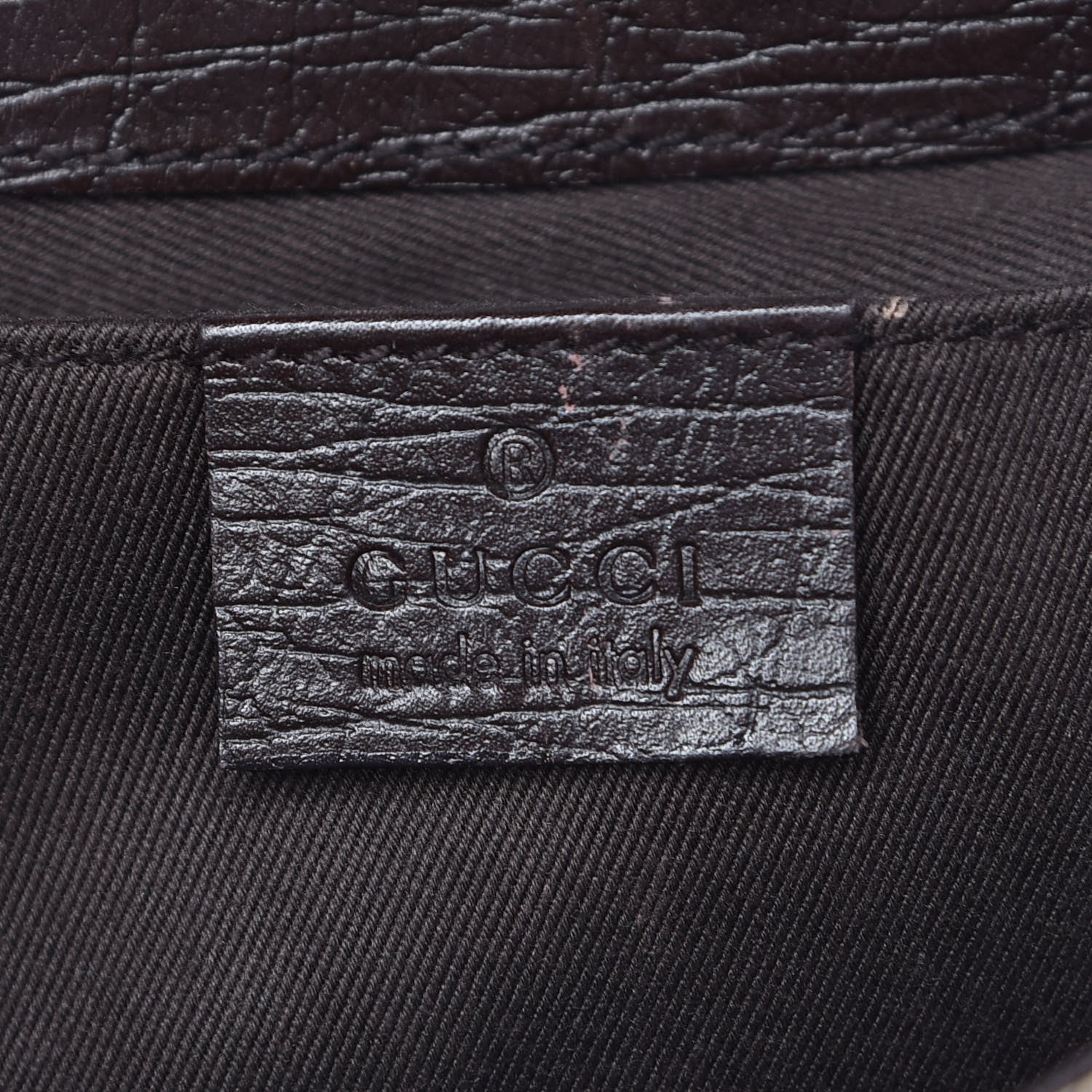 Gucci Monogram Horsebit Clutch Dark Brown 6 of 14