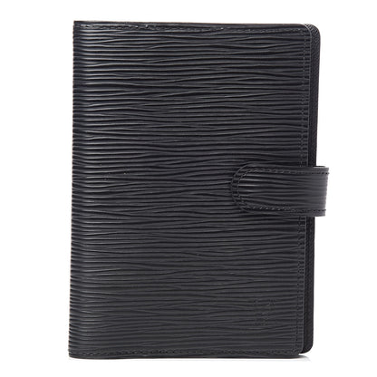 Louis Vuitton Epi Small Ring Agenda Cover Black 1 of 6