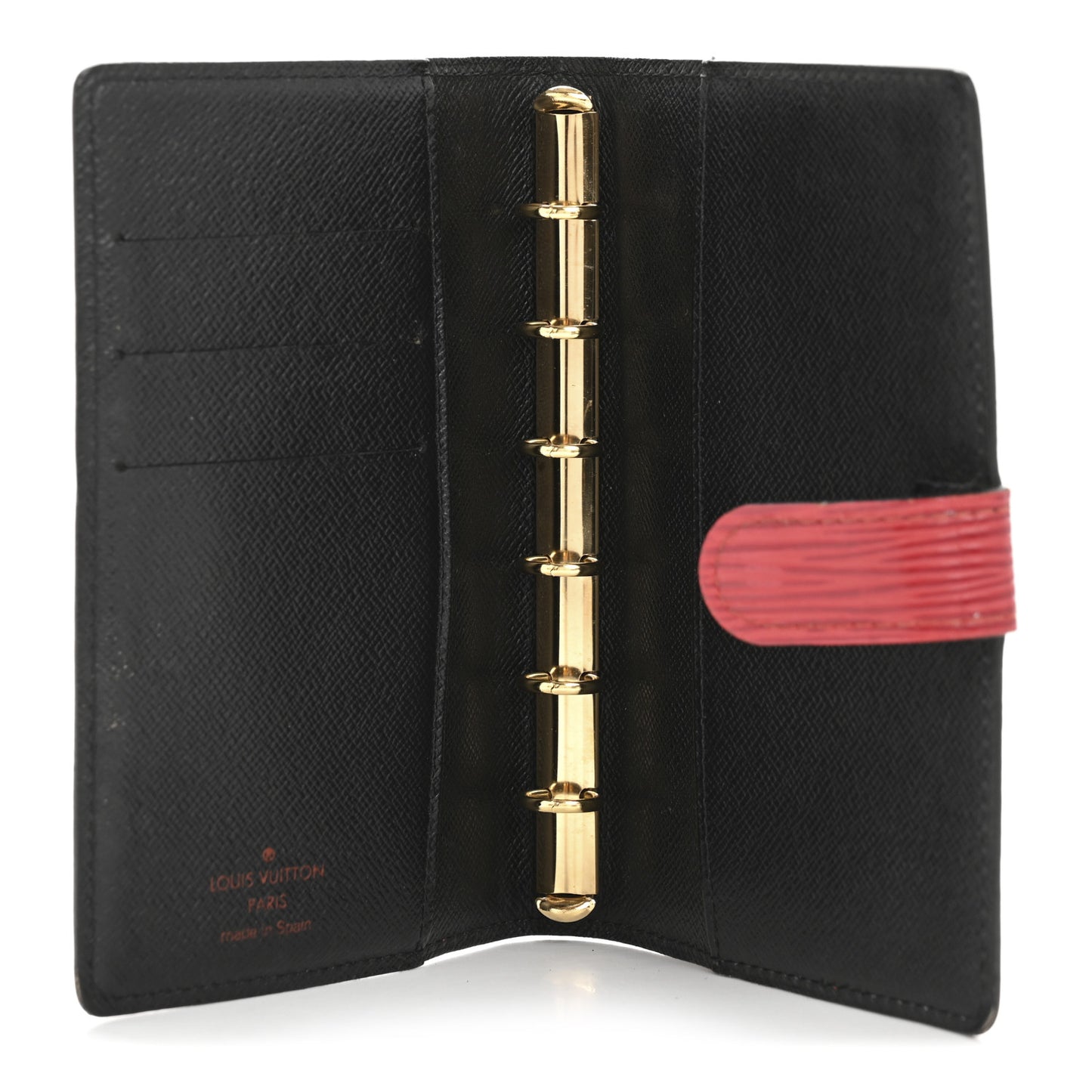Epi Small Ring Agenda Cover Castillan Red