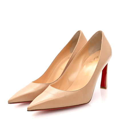Christian Louboutin kid Condora 85 Pumps 38 Nude 3 of 8