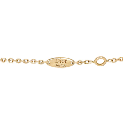 Christian Dior 18K Yellow Gold Diamond Black Onyx Mother of Pearl Rose Celeste Bracelet 4 of 6