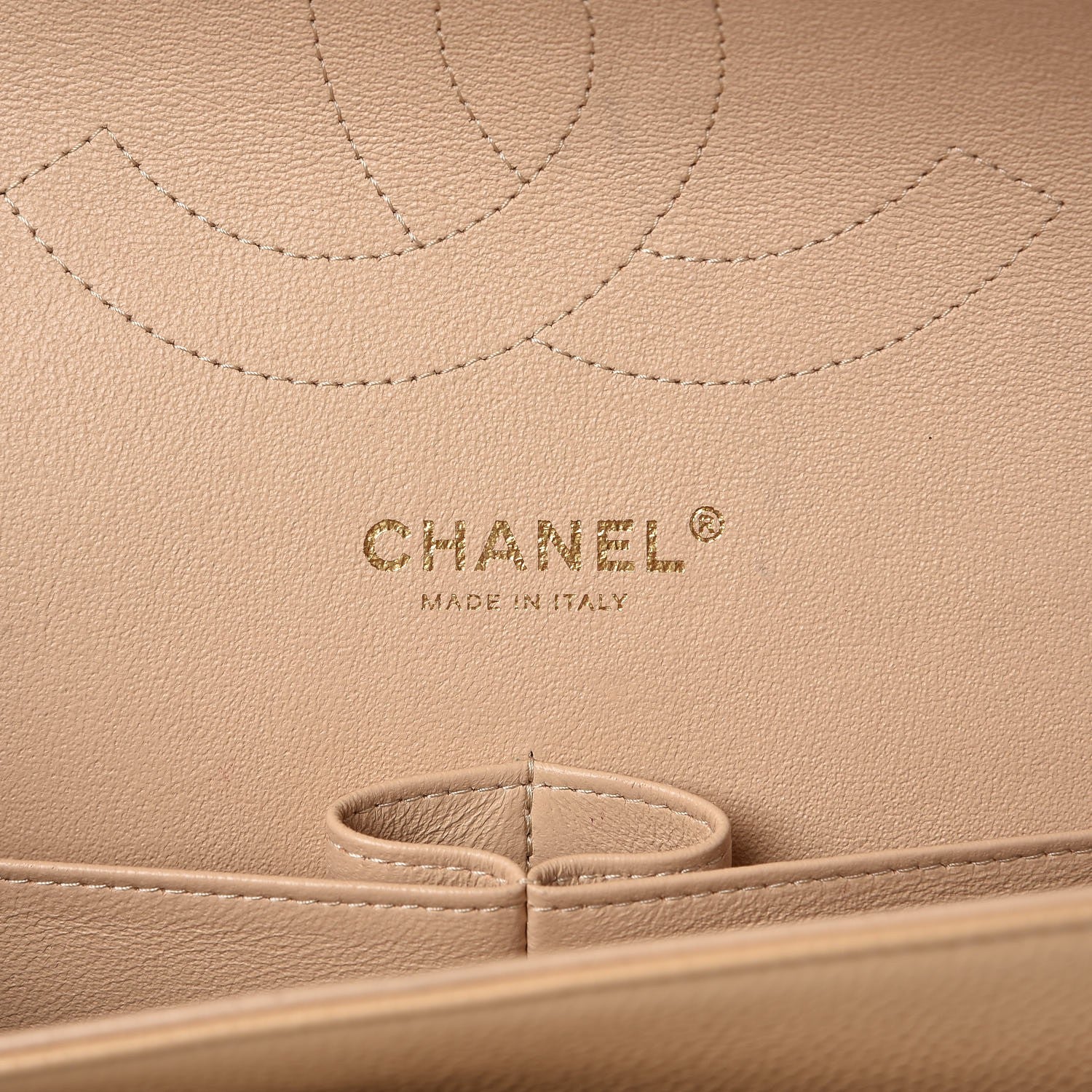 Chanel Caviar Quilted Jumbo Double Flap Beige Clair 6 of 8
