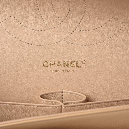 Chanel Caviar Quilted Jumbo Double Flap Beige Clair 6 of 8