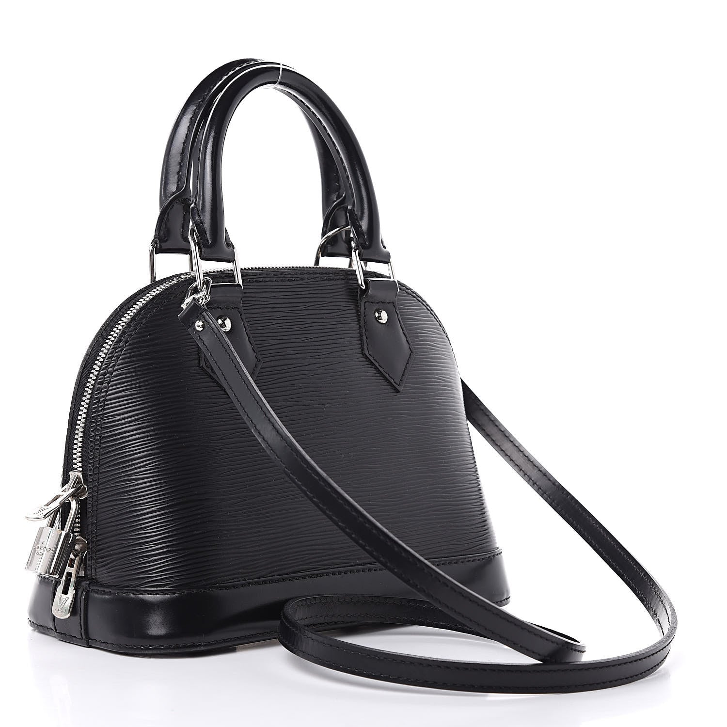 Louis Vuitton Epi Alma BB Black 3 of 13
