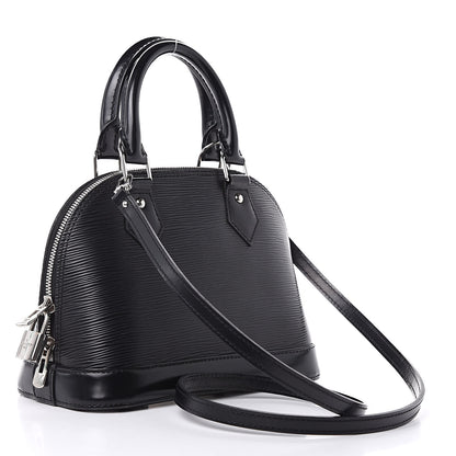 Louis Vuitton Epi Alma BB Black 3 of 13