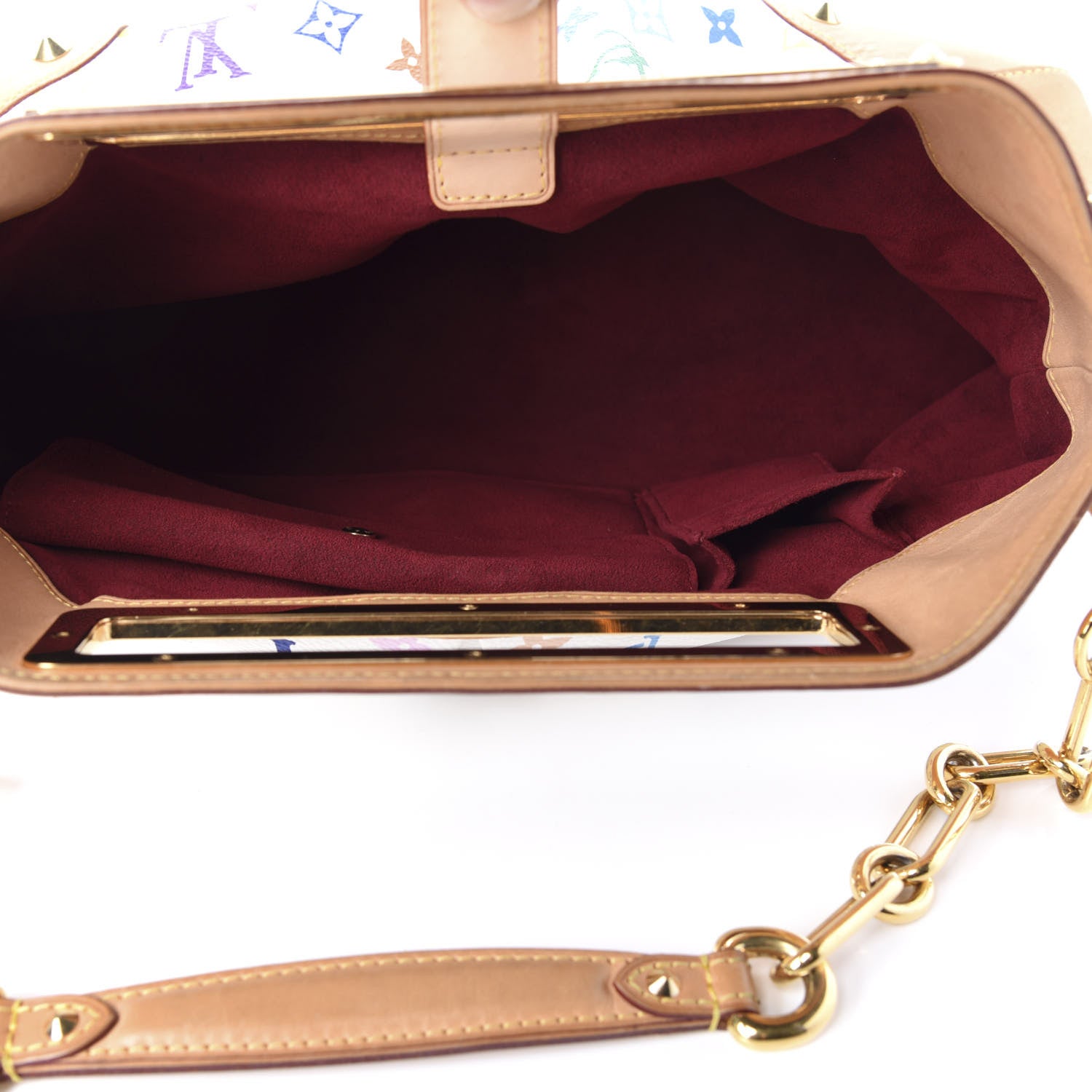 Louis Vuitton Monogram Multicolor Judy GM White 5 of 9