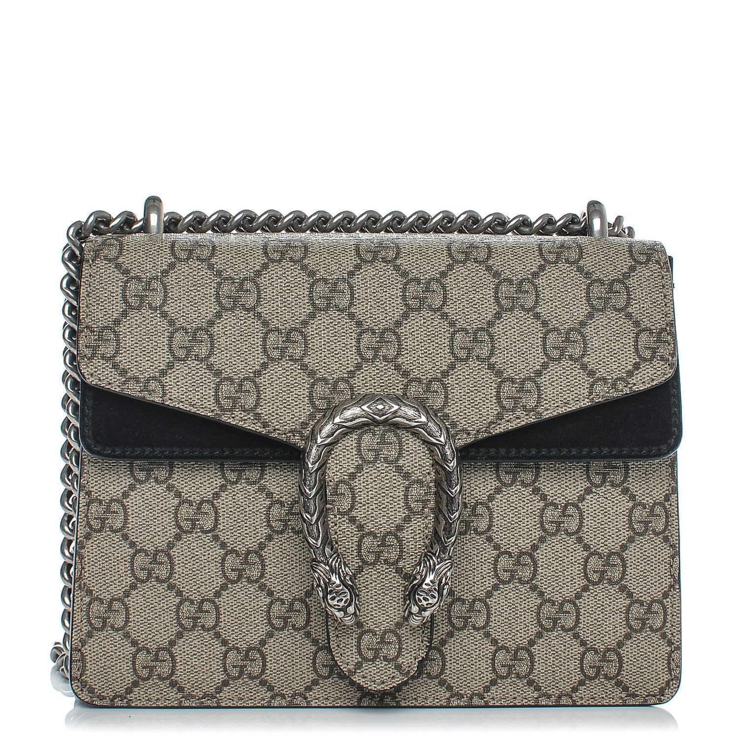 Gucci GG Supreme Monogram Mini Dionysus Shoulder Bag Black 1 of 6