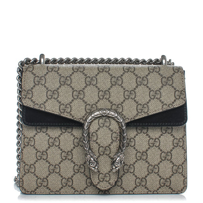Gucci GG Supreme Monogram Mini Dionysus Shoulder Bag Black 1 of 6